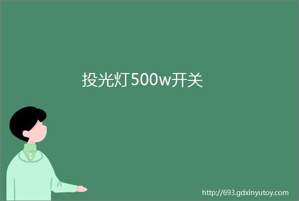 投光灯500w开关