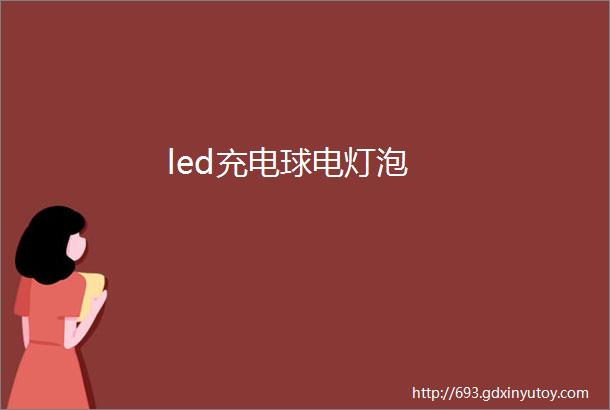 led充电球电灯泡